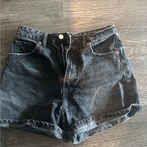 Zara Dark Gray Jean Shorts